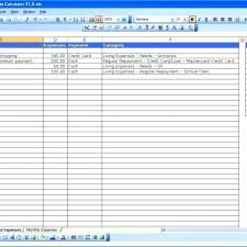 Financial Spreadsheet Templates Excel Puntogov Co
