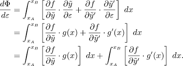 Euler Lagrange Equation