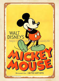old repro signs 1933 mickey