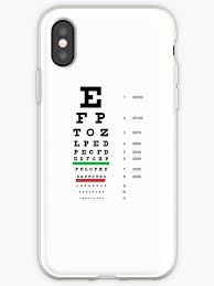 Snellen Eye Chart Iphone Case By Prodesigner2