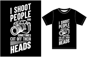 t shirt design camera tees graphic