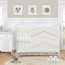 boho fringe collection 5 piece crib bedding