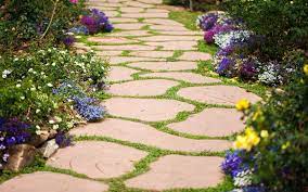 Garden Path Ideas With Stepping Stones