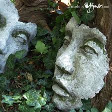 Diy Concrete Face Garden Sculpture Mold