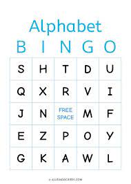 alphabet bingo reading and writing