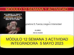 MÒDULO 12 SEMANA 3 ACTIVIDAD INTEGRADORA 5 - YouTube