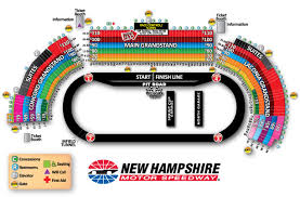 New Hampshire Motor Speedway Seating Chart New Hampshire