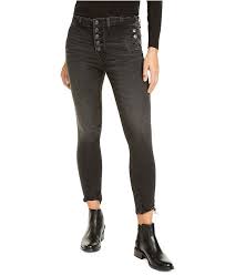 Marley Exposed Button Skinny Jeans