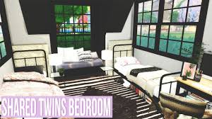 sims 4 shared twins bedroom sd