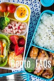 Now you that know how to make your own bento, toss out that old tupperware and make yourself a unique and nutritious lunch. How To Make Bento Faq Just One Cookbook Bento Recipes Food Recipes