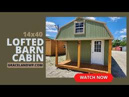 14x40 custom lofted barn cabin by