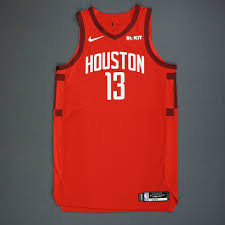 James harden just signed the biggest contract extension in nba history with the houston rockets earlier this summer. James Harden Houston Rockets Christmas Day 18 Game Worn Earned Statement Edition Jersey Scored 41 Points Nba Auctions