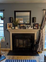 Paint My Fireplace Mantle Bright White