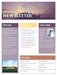 Free Newsletter Templates Download Hatch Co Newspaper