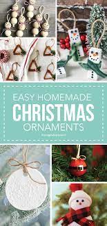 easy homemade christmas ornaments the