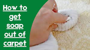how to get soap out of carpet game