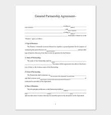 Partnership Agreement Template 12 Agreements For Word Doc