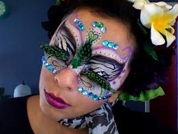 zebra bird makeup tutorial