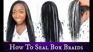 Typically, box hair braids are known as hairstyles that look like boxes. How To Seal Ends Of Box Braids Your Own Hair Best Results Natural Hair Protective Style Part 3 Youtube