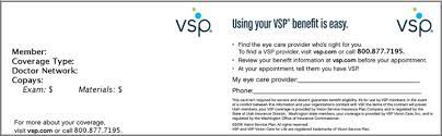 Vsp insurance card is a tool to reduce your risks. 2