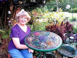 Mosaic Stain Glass Art Table Top