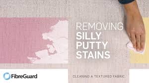 how to remove silly putty stains from a