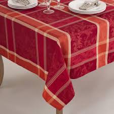 Image result for orange plaid tablecloth