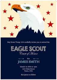 Eagle Scout Court Of Honor Invitation Template