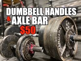 Because i can't afford to buy $140 battle ropes. Brian Alsruhe Shows How To Create An Axle Bar And Dumbbell Handles Out Of Hardware Supplies Instructions At 1 30 Weightroom