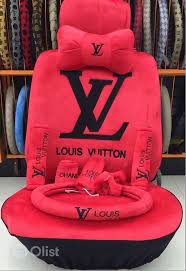 Louis Vuitton Branded Car Seat Cover