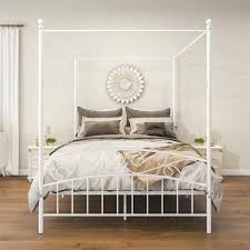 lucky one sachi canopy bed frame scroll