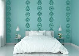 Large Wall Stencil For Damask