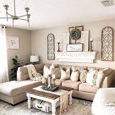farmhouse living room sofa design ideas
