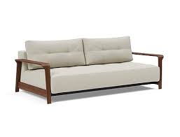Ran D E L Sleeper Sofa With Walnut Frame In Mixed Natural By Innovation Living