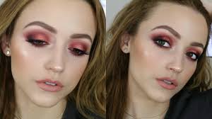 pink berry smokey eye makeup tutorial