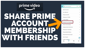 how to share amazon prime account