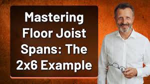 mastering floor joist spans the 2x6