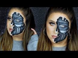 half human half robot makeup tutorial