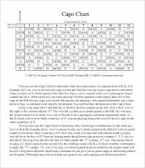 Sample Capo Chart 9 Documents In Pdf