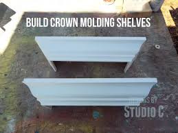 Build A Ledge Shelf With Crown Molding