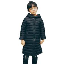Fiaya Kids Girls Boys Winter Warm Hooded Long Puffer Jacket