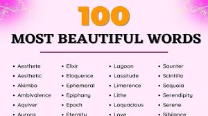 200 beautiful words in english list