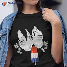 Ahegao Face Tee Anime Manga Hentai Popsicle Apparel Shirt