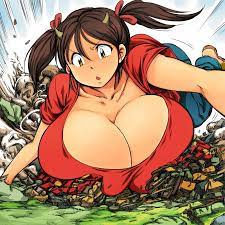 Anime giantess boobs