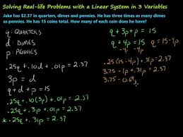 Linear System In 3 Variables
