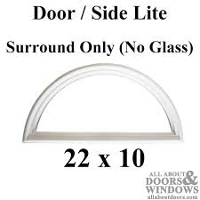 Half Round Surround No Glass Door Lite