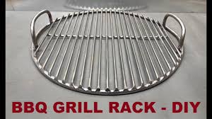 heavy duty round bbq grill rack diy
