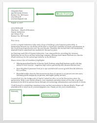 Savesave sample proposal letter for partnership for later. Sample Business Letter Format 75 Free Letter Templates Rg