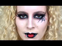 black spider halloween makeup