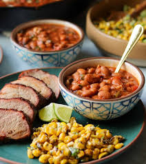 traeger smoked charro beans with the